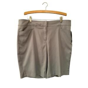 womens PGA Tour Gray Golf Shorts NWT Sz.14